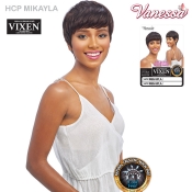Vanessa Vixen 100% Human Hair Crescent Moon Part Full Cap Wig - HCP MIKAYLA